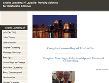Tablet Screenshot of couplescounselingoflouisville.com